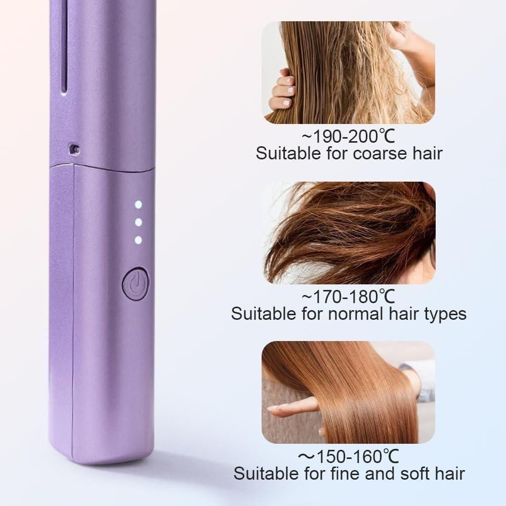 Meneflix Cordless Mini Hair Straightener